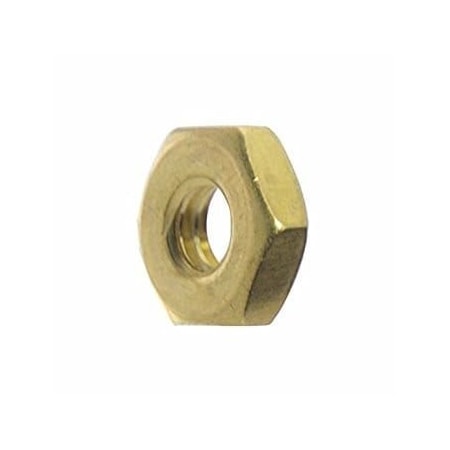 Newport Fasteners Machine Screw Nut, 1/4"-20, Brass, 0.193 in Ht, 100 PK NB113055P-100